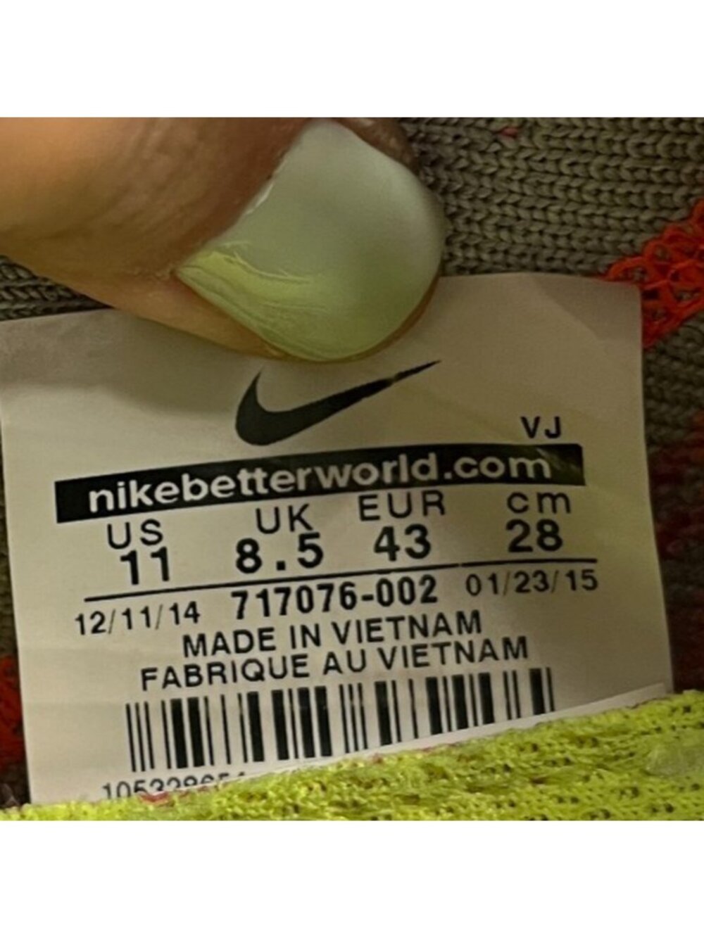Nike Free 4.0 Flyknit Womens Size 11 Gray Pink Athletic Running Shoes Sneakers - Picture 10 of 10